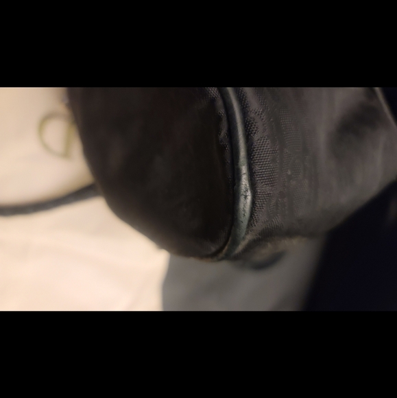 DIOR CHRISTIAN DIOR TROTTER SATCHEL HANDBAG PURSE SHOULDER BAG - Picture 12 of 13